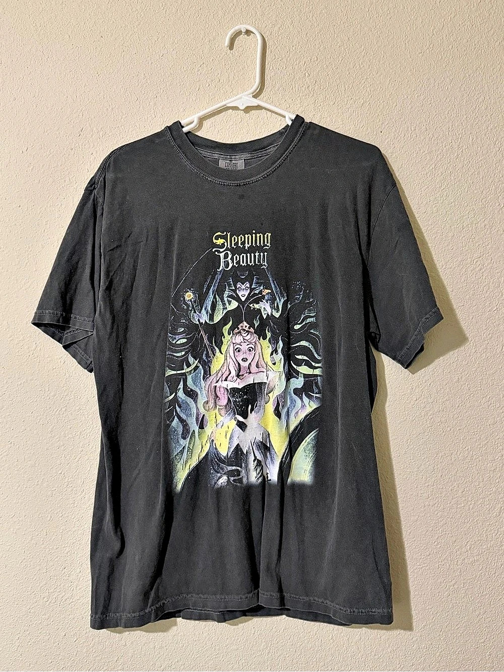 Comfort Colors Sleeping Beauty graphic tee Graphic Short Sleeve Tee in Black